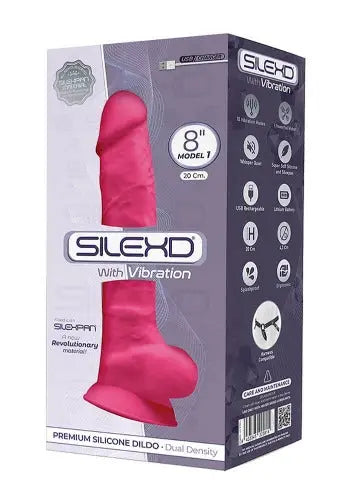 8&quot; Model 1 vibrating dildo by SILEXD - Flutters.ie