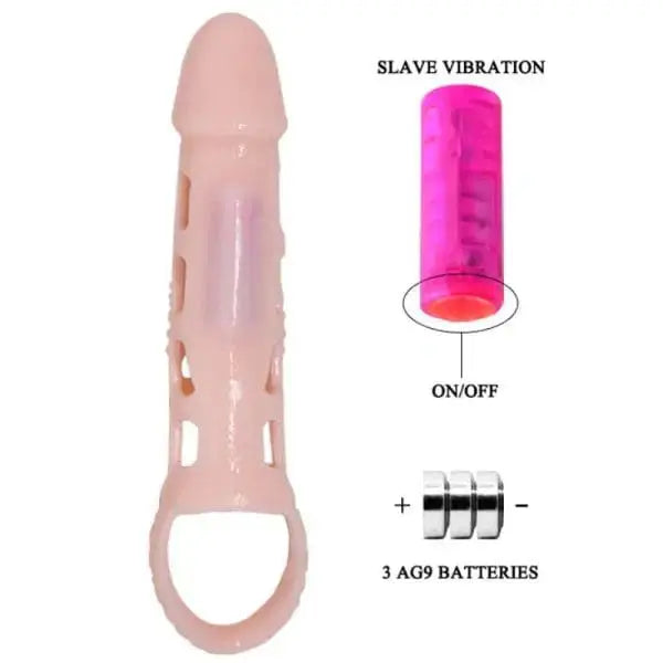 Baile – Penis Extender Cover With Vibration And Natural Strap 13.5 Cm BAILE Flutters.ie