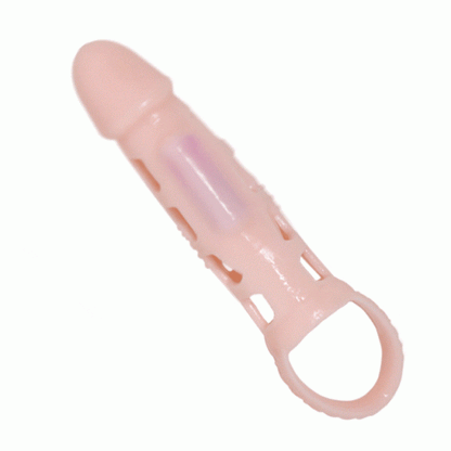 Baile – Penis Extender Cover With Vibration And Natural Strap 13.5 Cm BAILE Flutters.ie