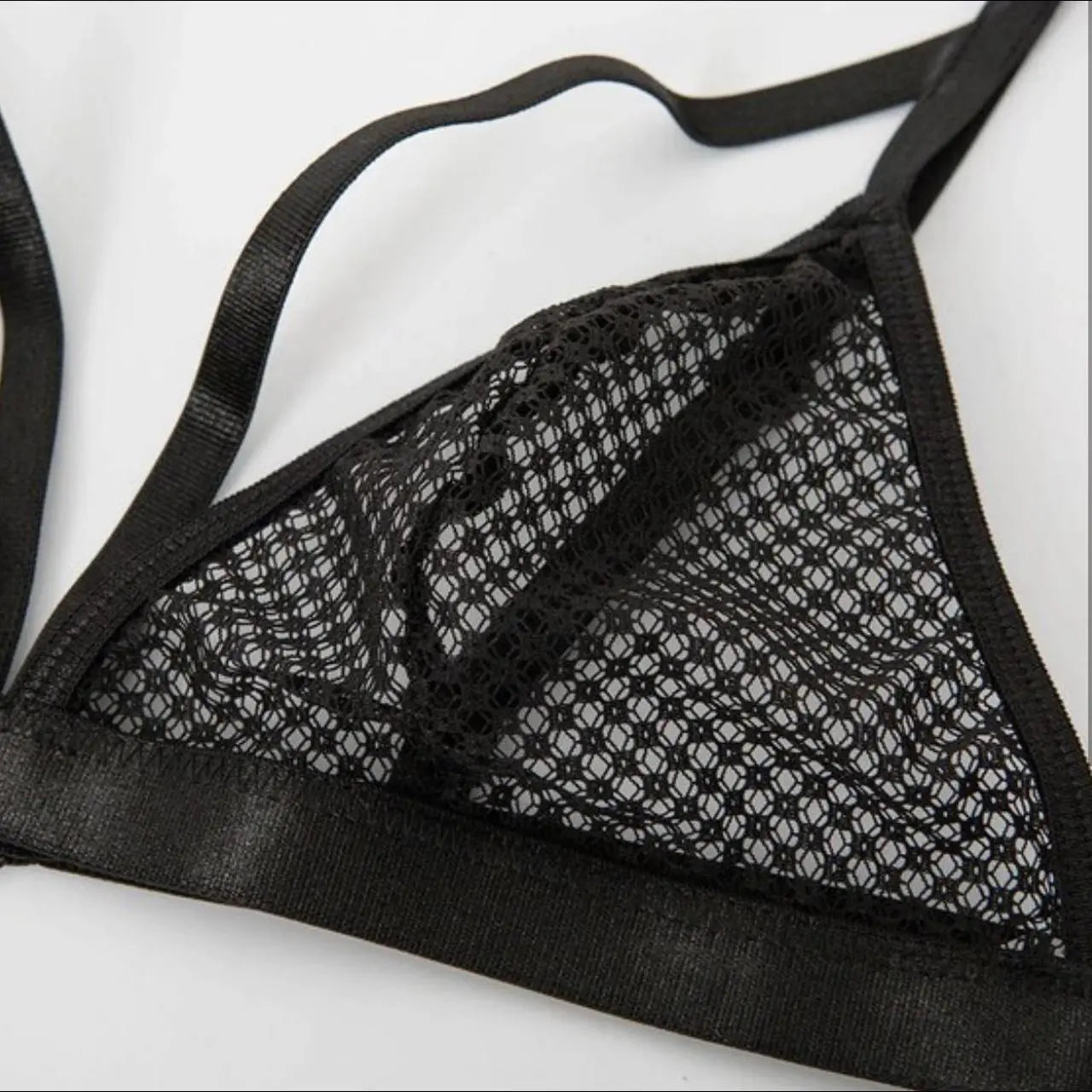 Black 3 Piece Lingerie Underwear Harness - Flutters.ie