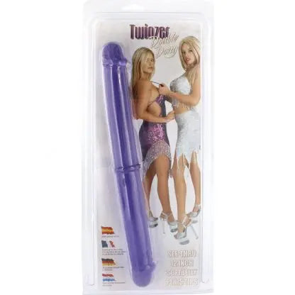 Double ended dildo 30 CM Purple in its packaging- Seven Creations - Flutters.ie