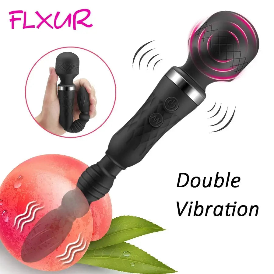 Dual Vibrator Magic Wand - Flutters.ie