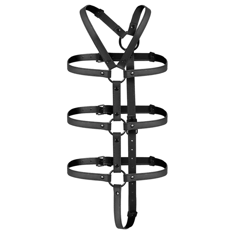 Fetish Submissive Bondage – Adjustable Harness Torso And Arms Fetish Submissive Bondage