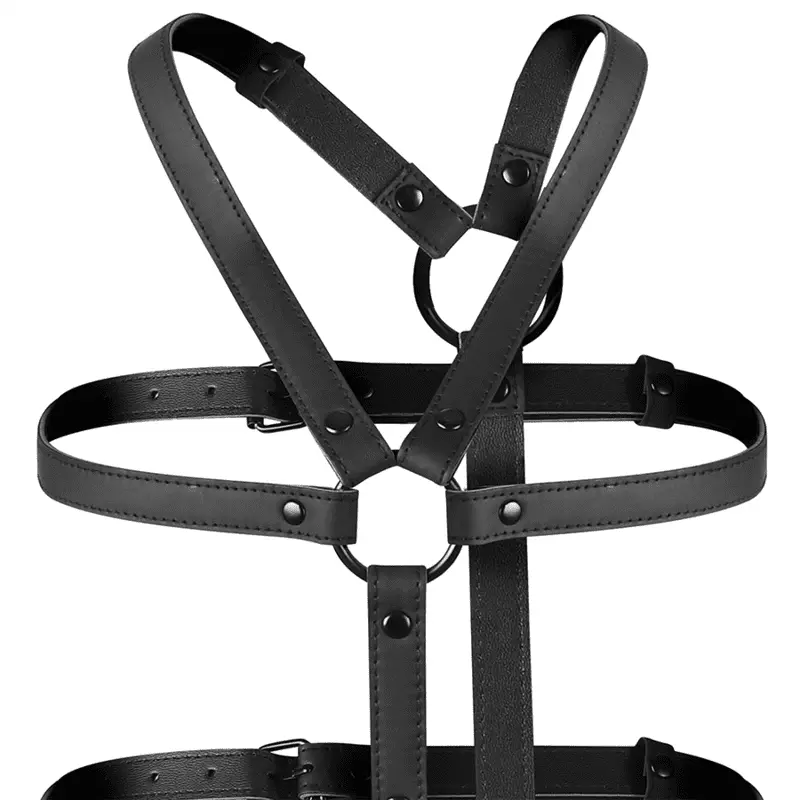 Fetish Submissive Bondage – Adjustable Harness Torso And Arms Fetish Submissive Bondage