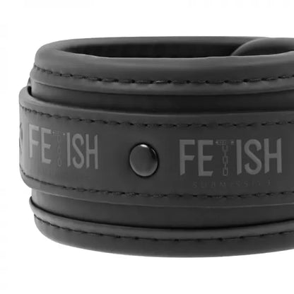 Fetish Submissive - Open Legs Position with Neoprene lining handcuffs Fetish Submissive Bondage Flutters.ie