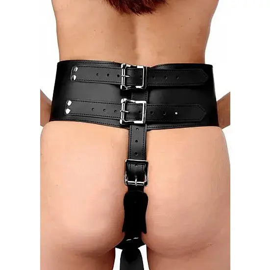 Forced Orgasm Wand Holder Belt - Black Strict Flutters.ie