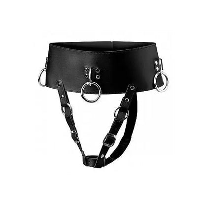 Forced Orgasm Wand Holder Belt - Black Strict Flutters.ie