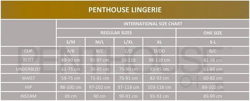 Penthouse Sweet Spicy Chemise – Red S/M Penthouse Flutters.ie