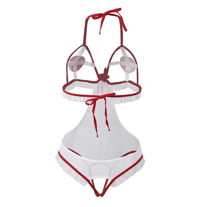 SEXY CROTCHLESS NURSE COSTUME - SUBBLIME – S/M Subblime Flutters.ie