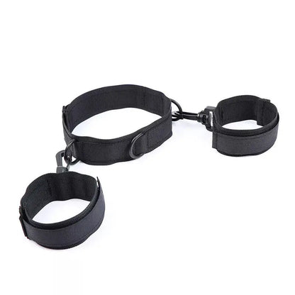 OHMAMA FETISH - NYLON HANDCUFFS AND COLLAR OHMAMA