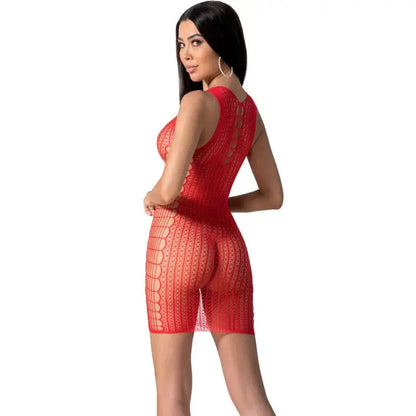 Passion – Bs097 Bodystocking Sexy Lingerie - Red - One Size - Flutters.ie