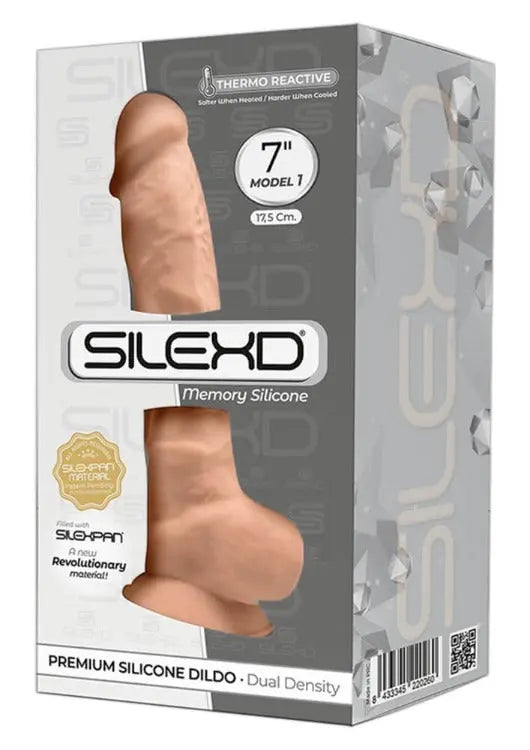 Realistic Dildo 7&quot; with Suction Cup SILEXD - Flutters.ie