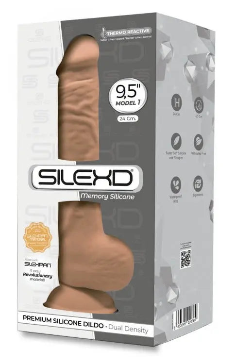 Realistic Dildo 9,5&quot; with Suction Cup SILEXD - Flutters.ie