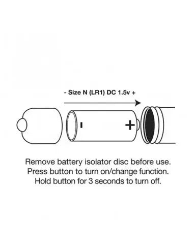 Rocks-off vibrating bullet ro-80mm midnight metal Rocks Off Flutters.ie