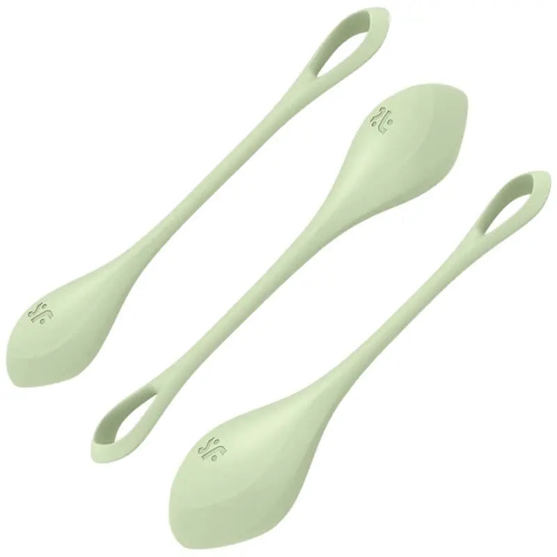 SATISFYER - YONI POWER 2 TRAINING SET GREEN Satisfyer Flutters.ie