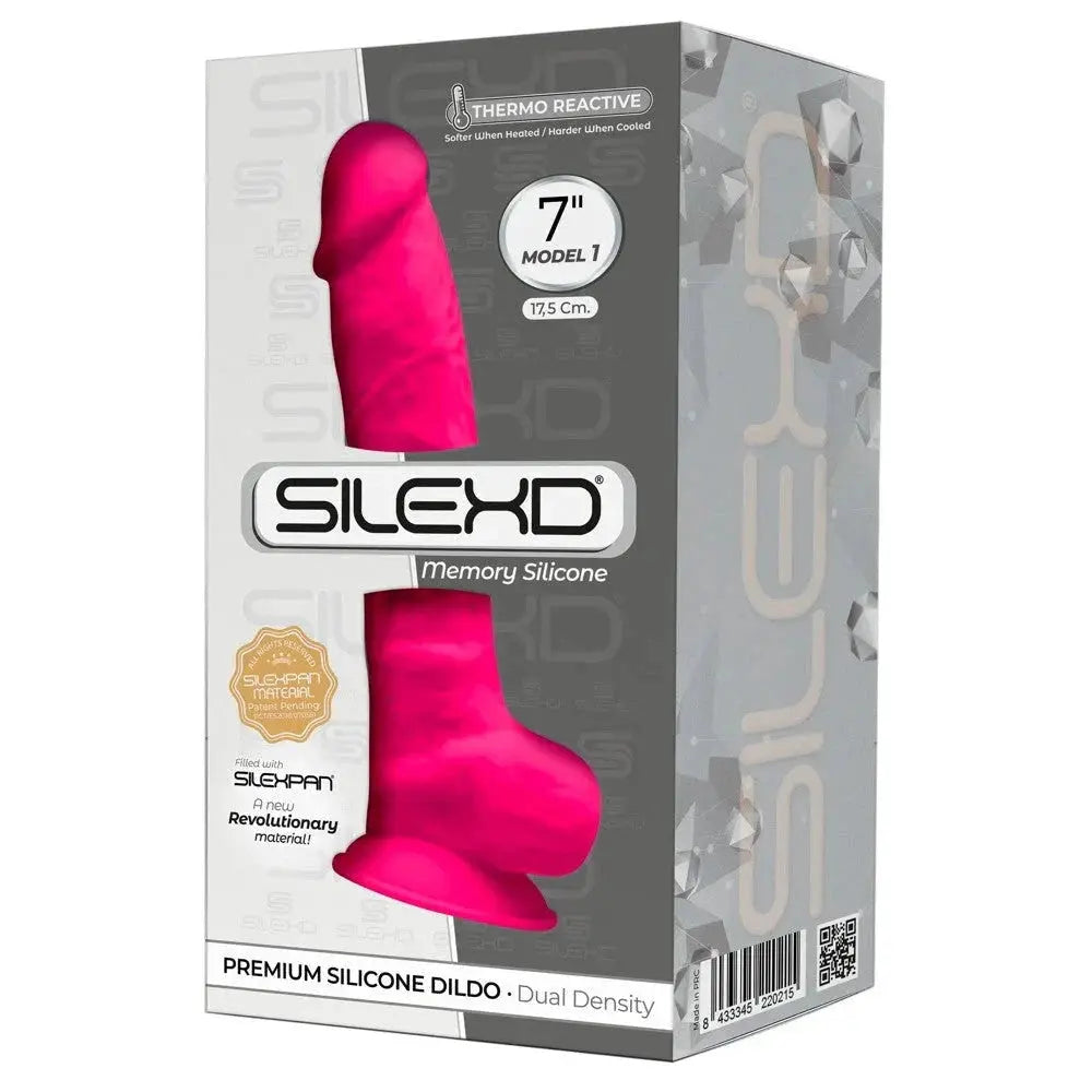 SilexD - Dual Density Memory Silicone Premium Pink 7&quot; - Flutters.ie